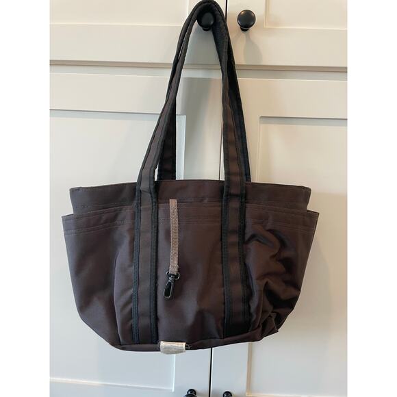 Eddie Bauer Midi Drawstring Brown Tote - Picture 2 of 11